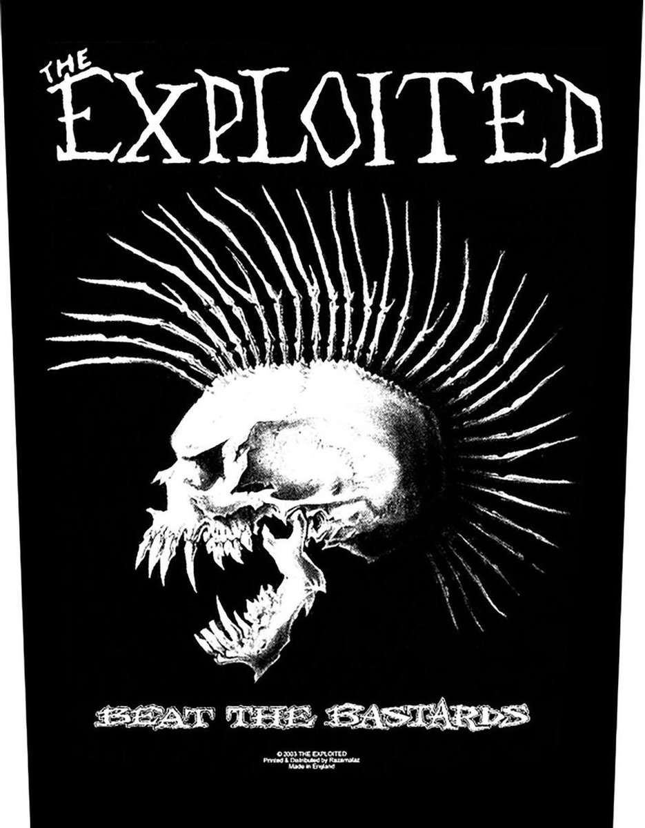 Exploited | Beat The Bastards | Grote rugpatch